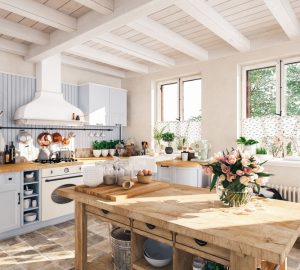 casa con mobili vintage