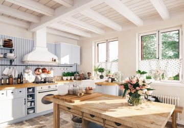 casa con mobili vintage