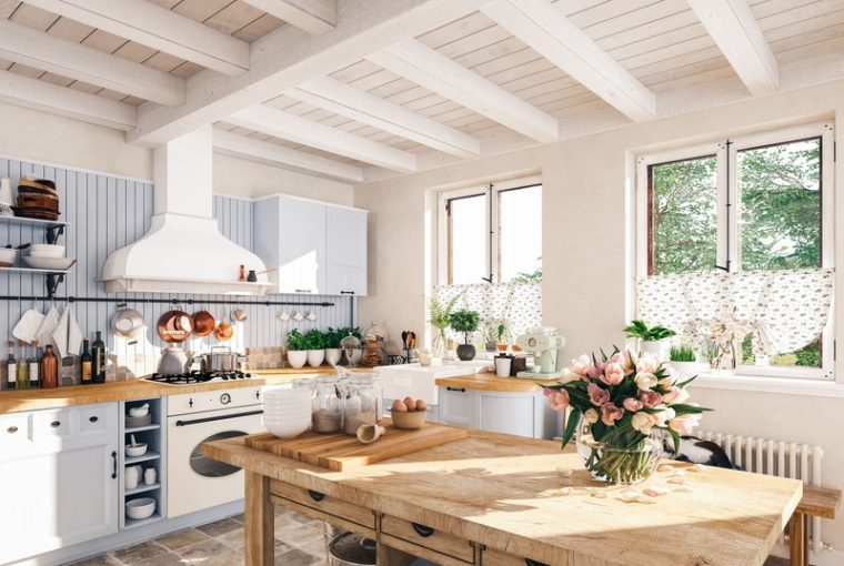 casa con mobili vintage