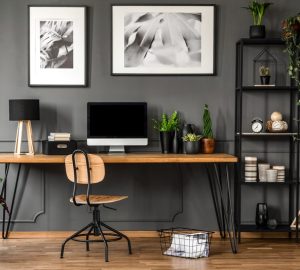 angolo studio di design in ambiente moderno